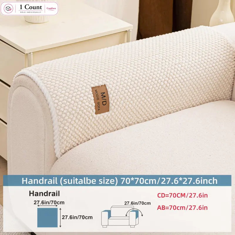Luxury Thick Sofa Cover – Soft Textured Removable & Washable Couch Protector with Non-Slip Design, Pet-Friendly Slipcover for Sectional, Loveseat & 3-Seater Sofas