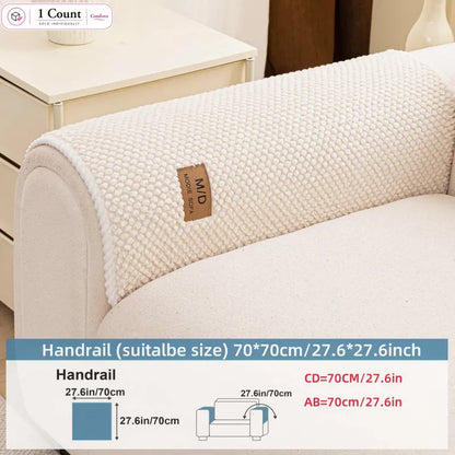 Luxury Thick Sofa Cover – Soft Textured Removable & Washable Couch Protector with Non-Slip Design, Pet-Friendly Slipcover for Sectional, Loveseat & 3-Seater Sofas