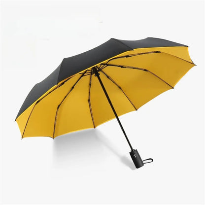 Automatic Folding Umbrella, Windproof & Waterproof Portable Compact Travel Umbrella with Loop Buckle for Men & WomenEnjoy a 5%-12% discount when you buy 2 or more items.