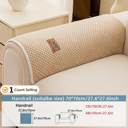 Luxury Thick Sofa Cover – Soft Textured Removable & Washable Couch Protector with Non-Slip Design, Pet-Friendly Slipcover for Sectional, Loveseat & 3-Seater Sofas